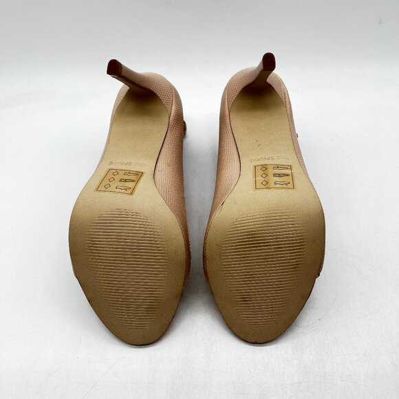 Call It Spring Beige Sandal Toe Heels - Picture 5 of 10